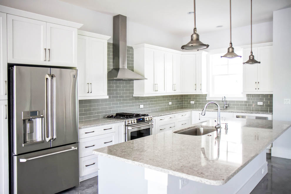 concrete kitchen floor grey and white kitchen gray backsplash ideas shop room ideas